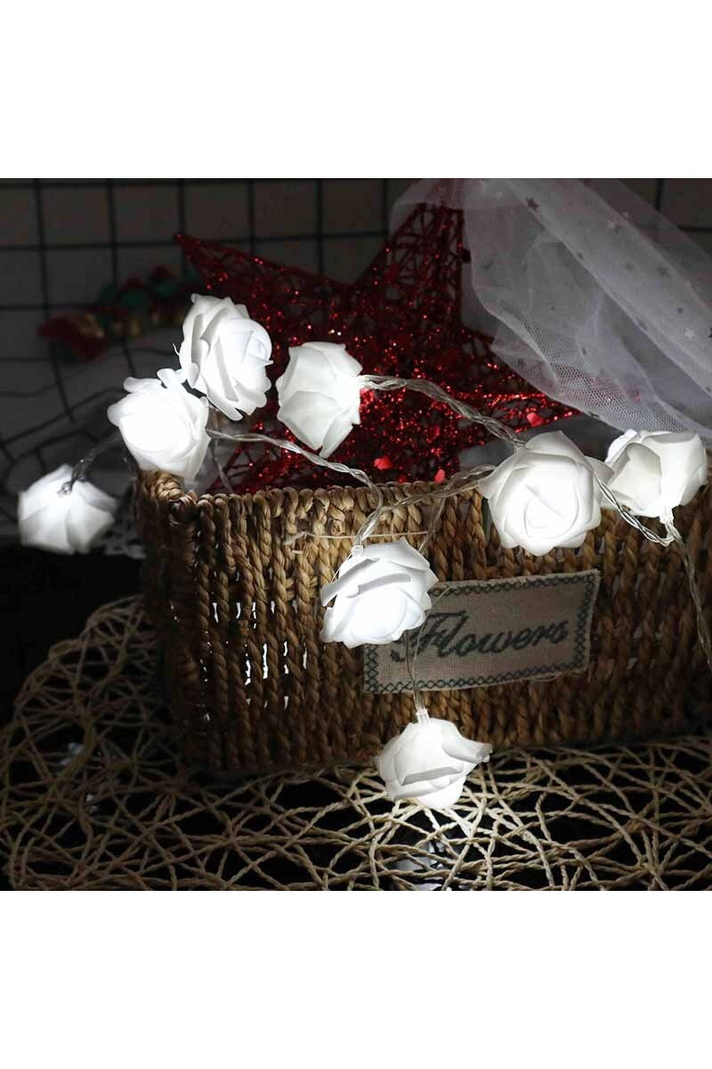 Lisslune | LED Rose Garland