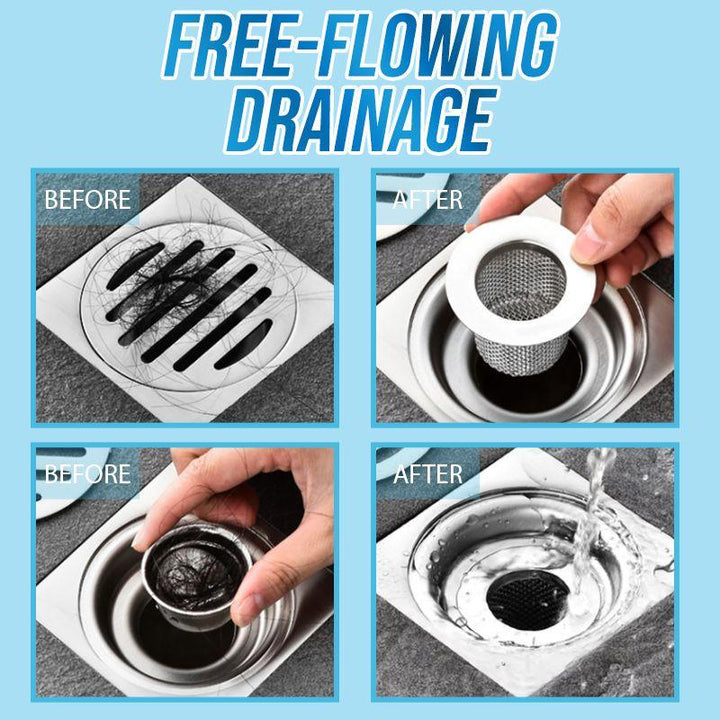 Lisslune | Premium Stainless Steel Sink Strainer with Superior Hair and Dirt Filtration Technology