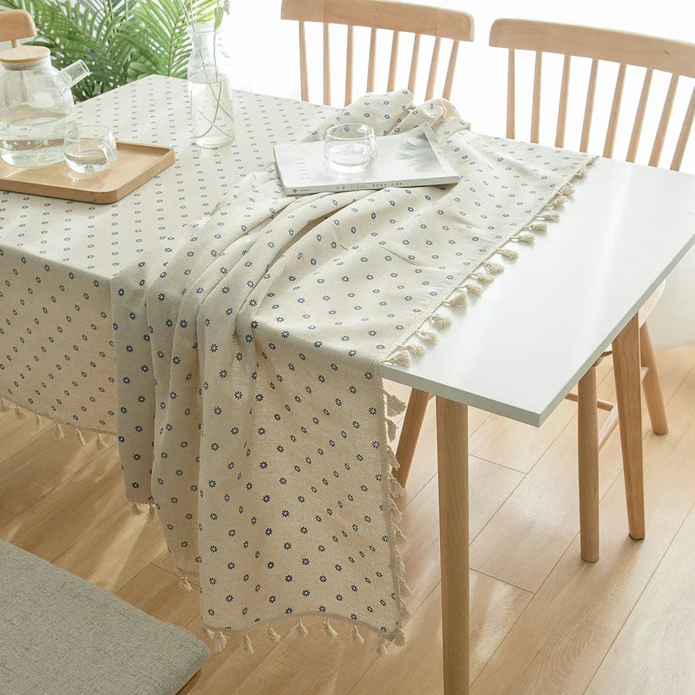 Lisslune | Pastoral Cotton-Linen Tablecloth