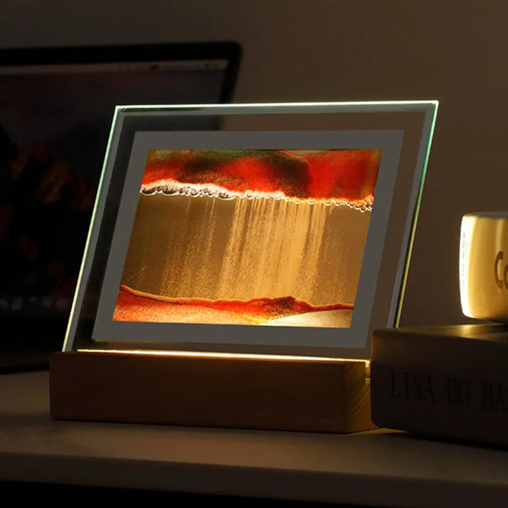 Lisslune | Sand Art LED Quicksand Artistic Table Lamp