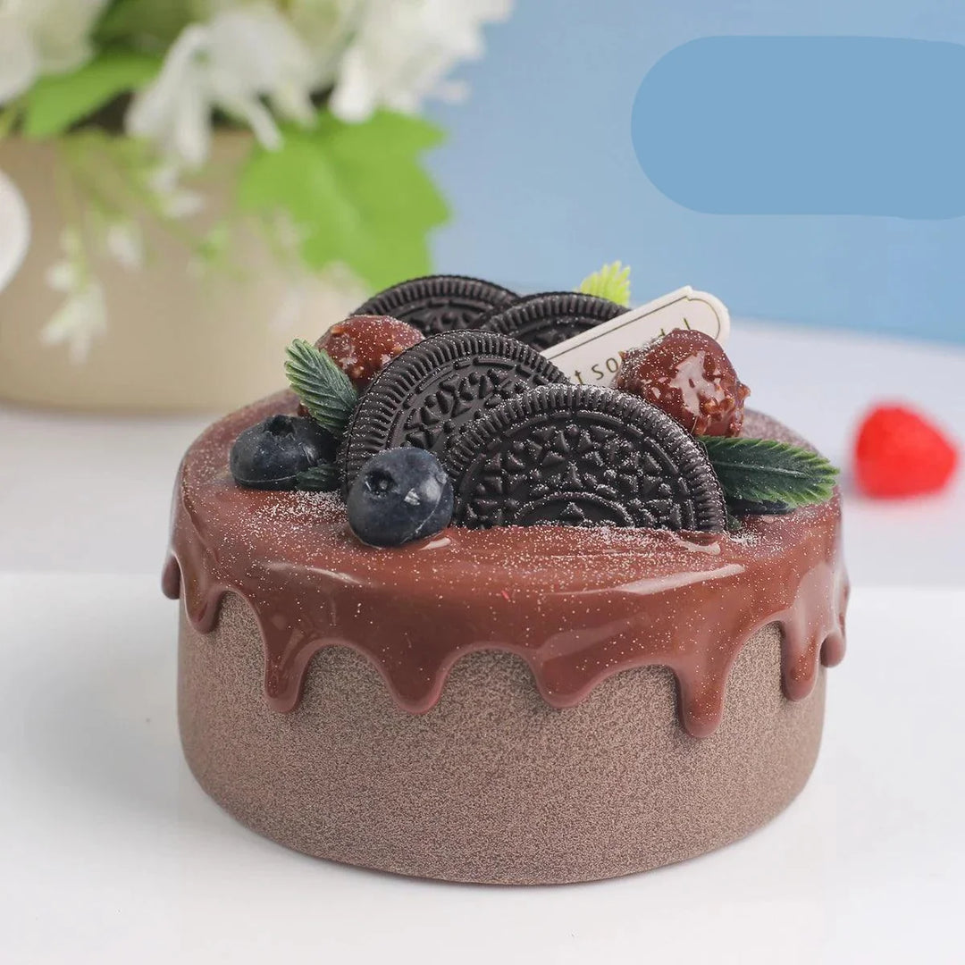 Lisslune | Realistic Artificial Sea Salt Room Cake Model - Ideal for Events, Home Decor, and Restaurant Displays