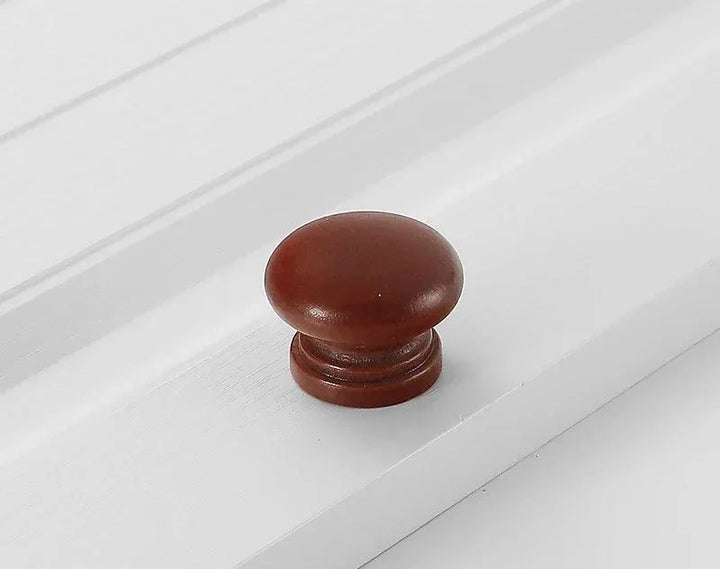 Lisslune | Chic Wooden Cabinet Knobs - Distinctive Walnut & Beech Drawer Handles for Elegant Home Interiors