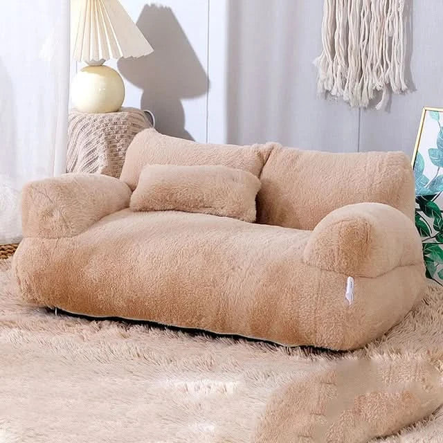 Lisslune | FLUFFYCOMFORT – Luxurious pet sofa made of plush for maximum relaxation comfort