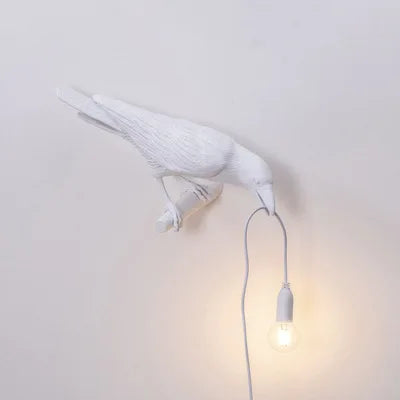 Lisslune | Modern Lucky Bird Table Lamp – Creative Resin Animal Design for Bedroom and Living Room