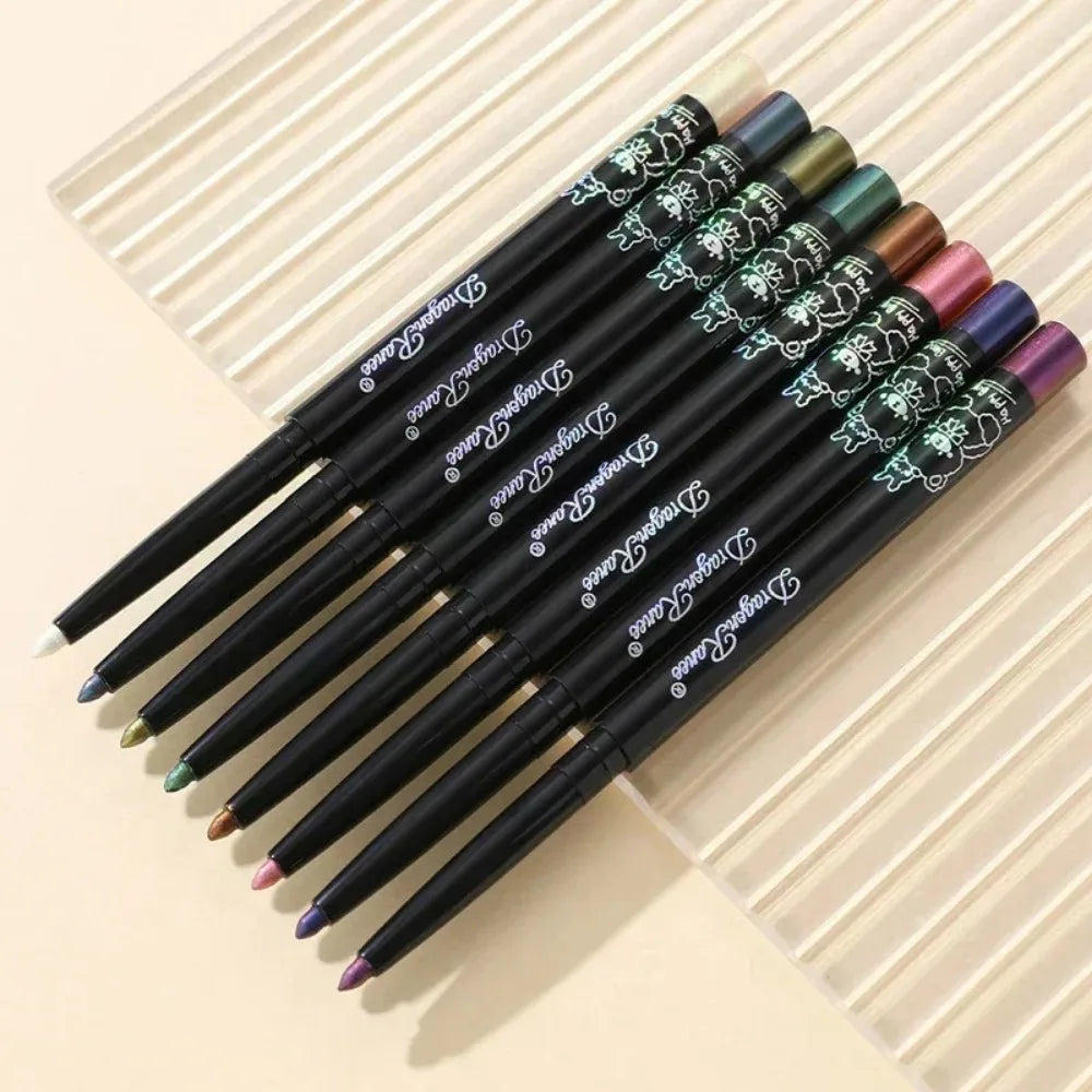 Rynx | Glitter Aurora Eyeliner Pencil Multi Chrome Eyeliner Long-lasting shiny metallic eyeshadow Lying silk caterpillar Green Purple Makeup pigment