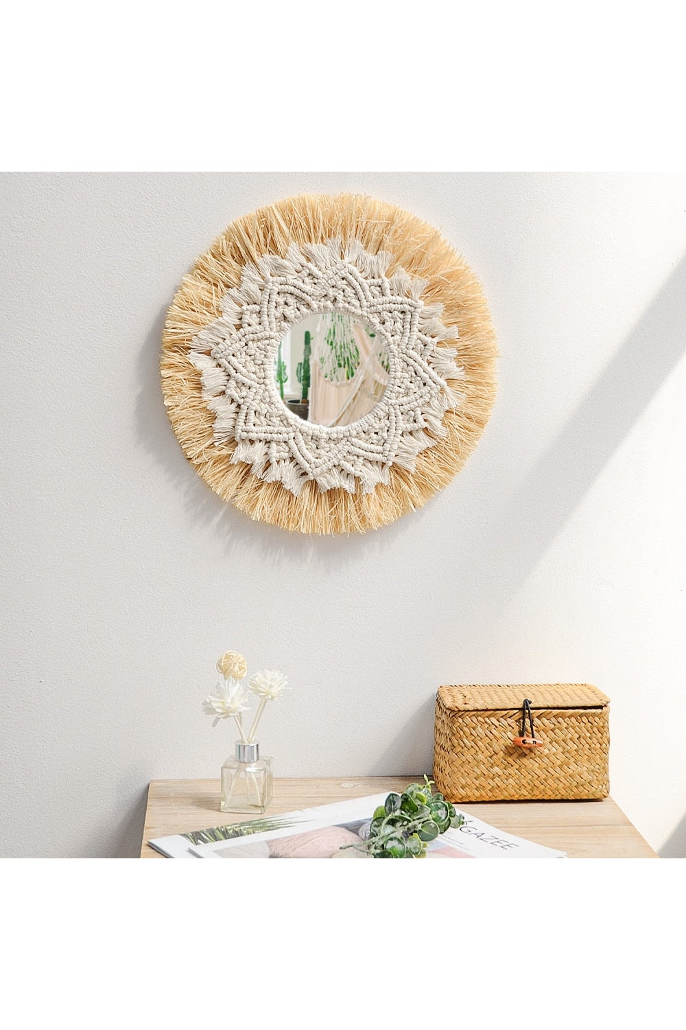 Lisslune | round decorative mirror