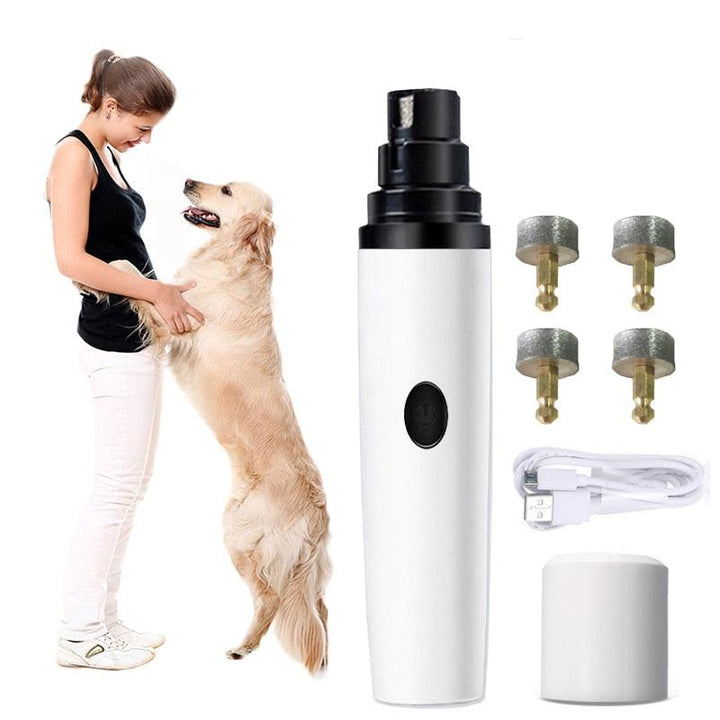 Lisslune | Whisper-quiet rechargeable dog nail grinder: Ultimate precision tool for stress-free grooming