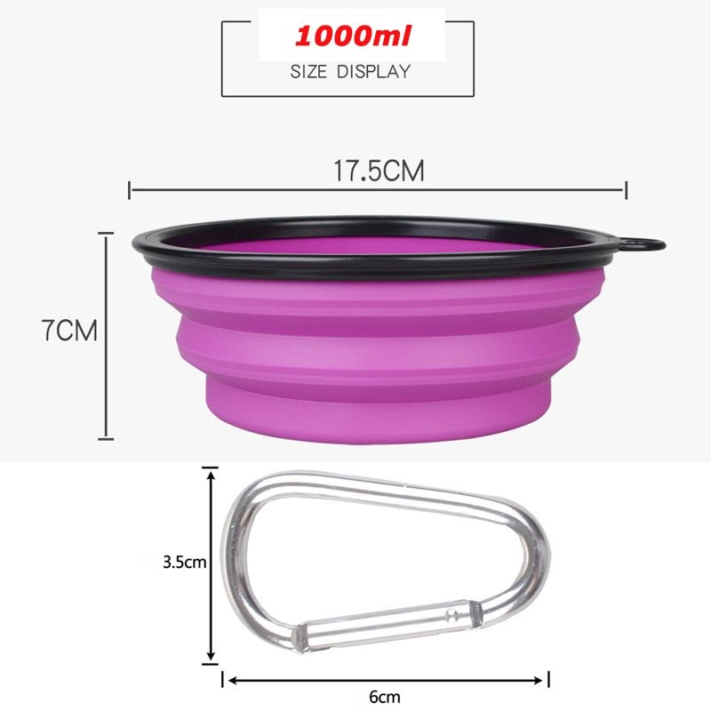 Lisslune | Large collapsible dog bowl drinking bowl