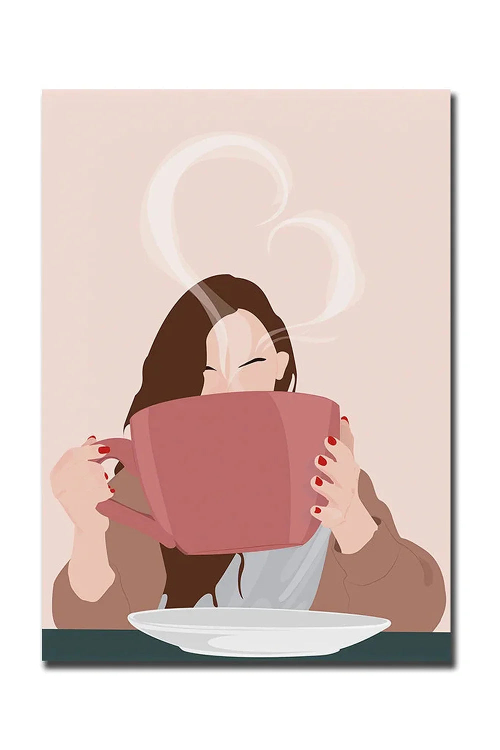 Lisslune | Good Morning Coffee Canvas Poster