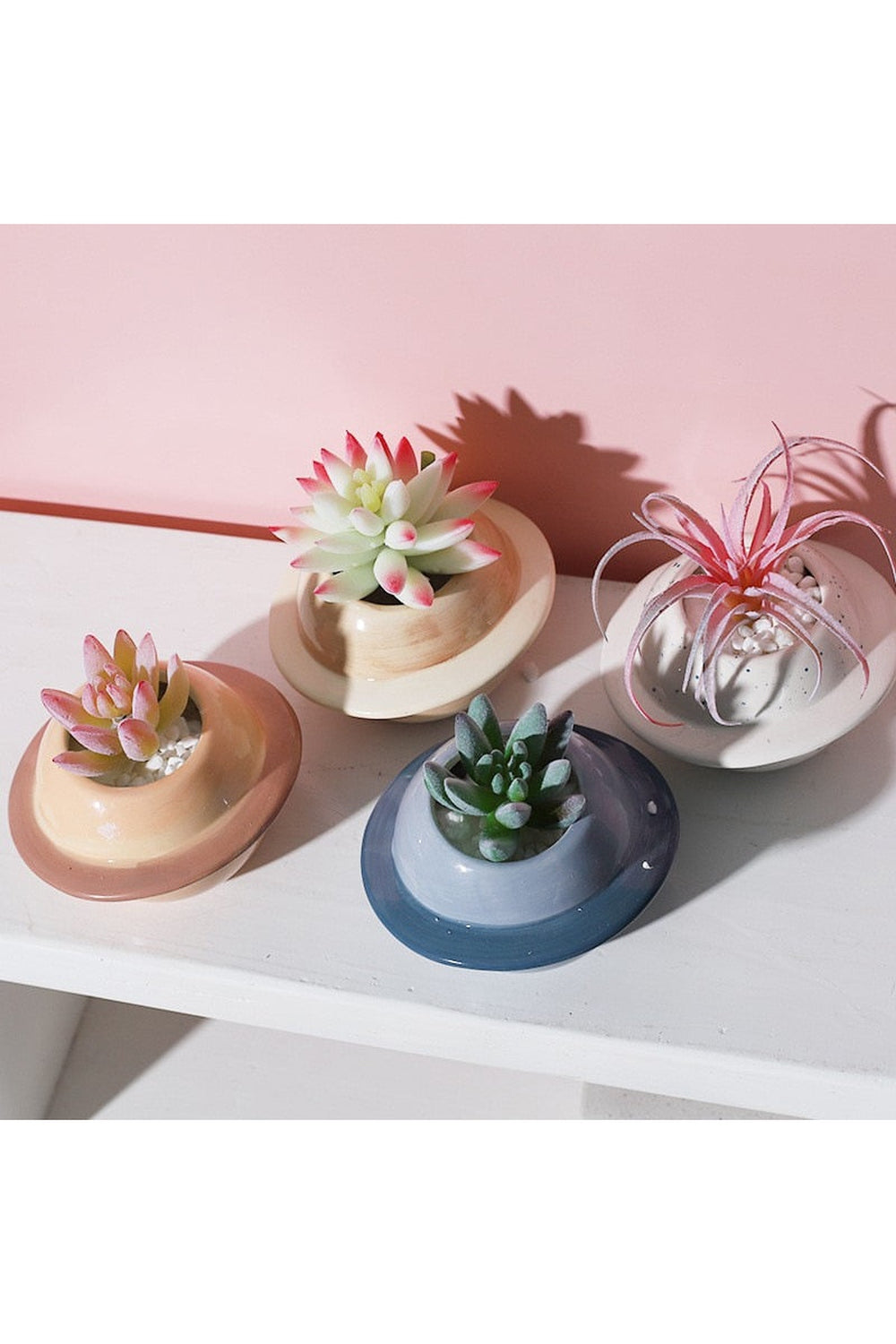 Lisslune | Motif ceramic pot for succulents