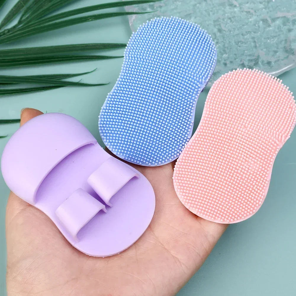Rynx | 5PCS Portable Silicone Facial Cleansing Brush Deep Clean Massage Peeling Brush Makeup Removal Peeling Face Skin Care Tools