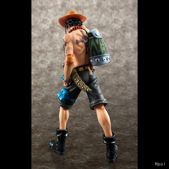 Lisslune | Figur One Piece DX10th Anniversary Fire Fist Escal D Ace Ruffy Brother Toy Japan Anime Collector Figures PVC Model Toy
