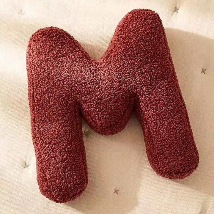Lisslune | Delightful English Letters Plush Cushion - Cozy Home Accessory