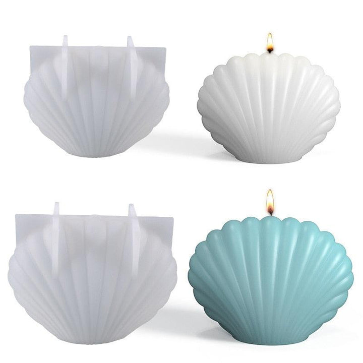 Lisslune | Marine Shell Silicone Mold Set - Creative DIY Set for Candles, Soaps, and Home Decor