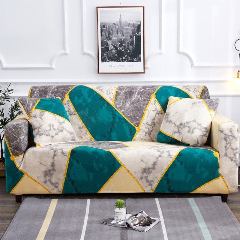 Lisslune | Modern Non-slip Colorful Elastic Sofa Cover