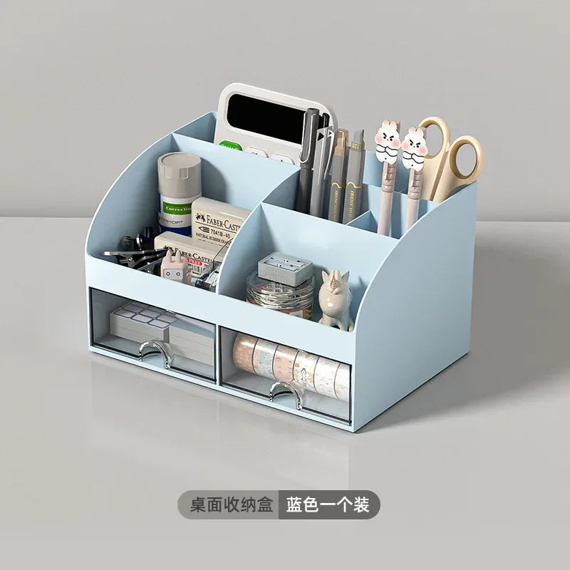 Rynx | Office desk storage box organizer transparent small drawer storage cabinet student desk stationery knick-knack organizer boxes