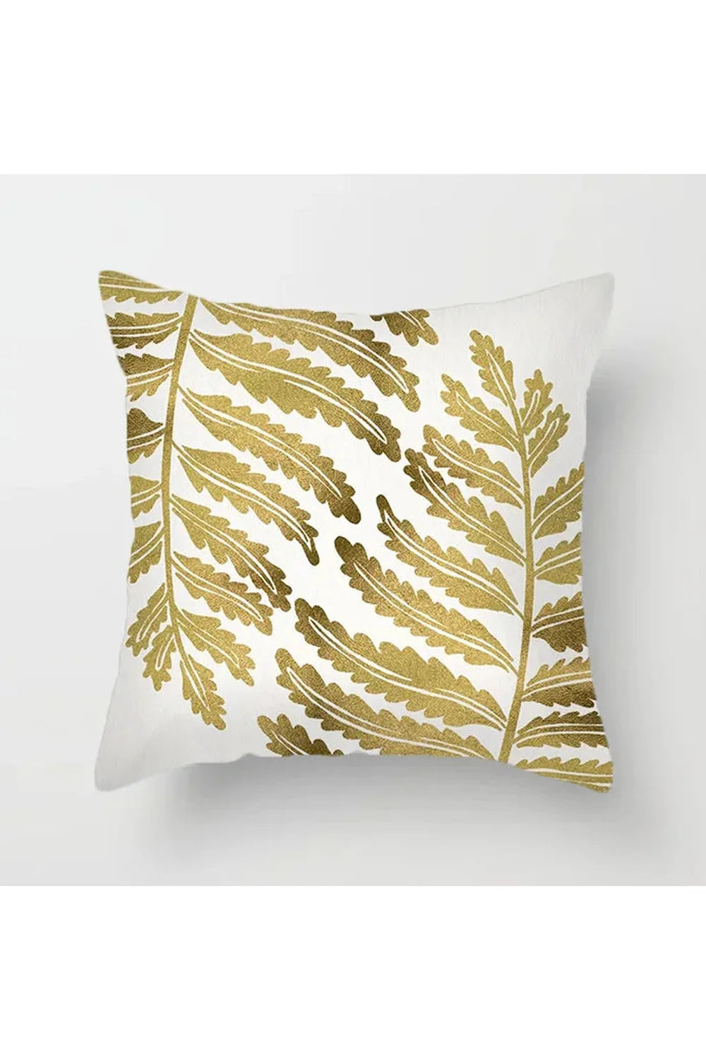 Lisslune | Yellow leaf polyester pillowcase