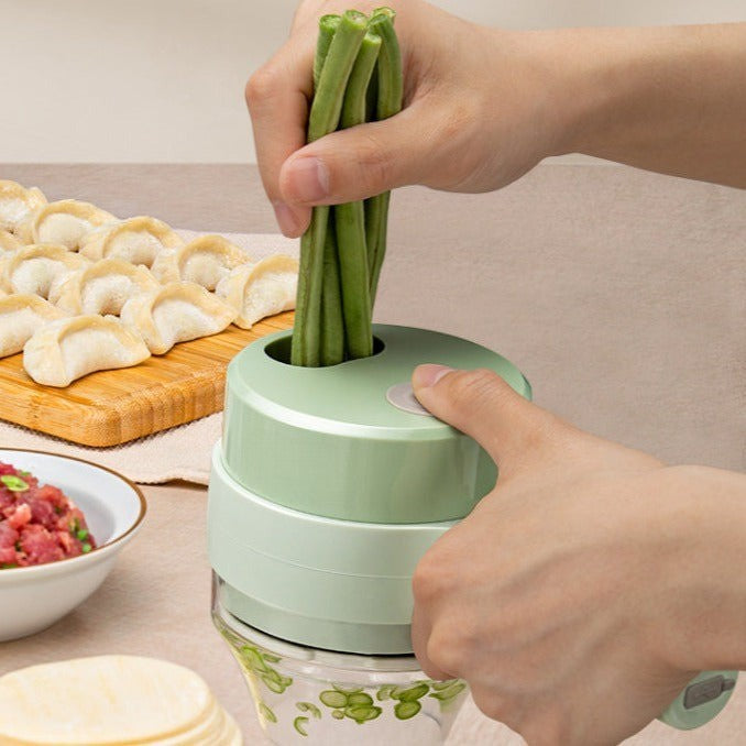 Lisslune | 2in1 Portable Vegetable Slicer Blender