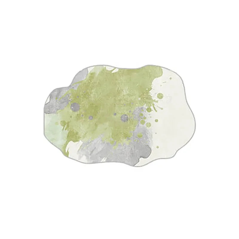Rynx | Irregular Art Carpet Creative Moss Carpet Comfortable Soft Bedroom Rugs Nightstand Rug Large Area Living Room Decorative Rugs Tapis