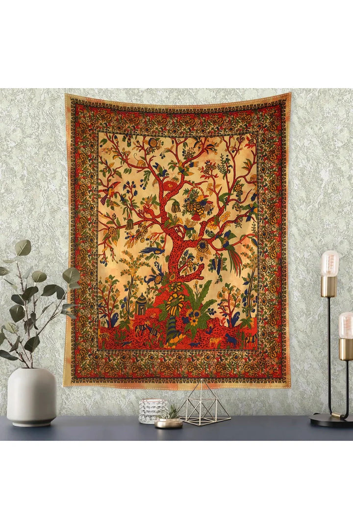 Lisslune | Forest Tree of Life Tapestry