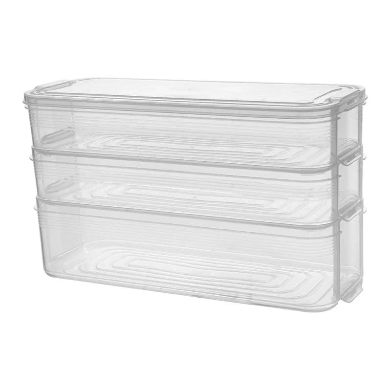 Lisslune | Three-tier egg and food storage box - Ultimate freshness keeper for your kitchen