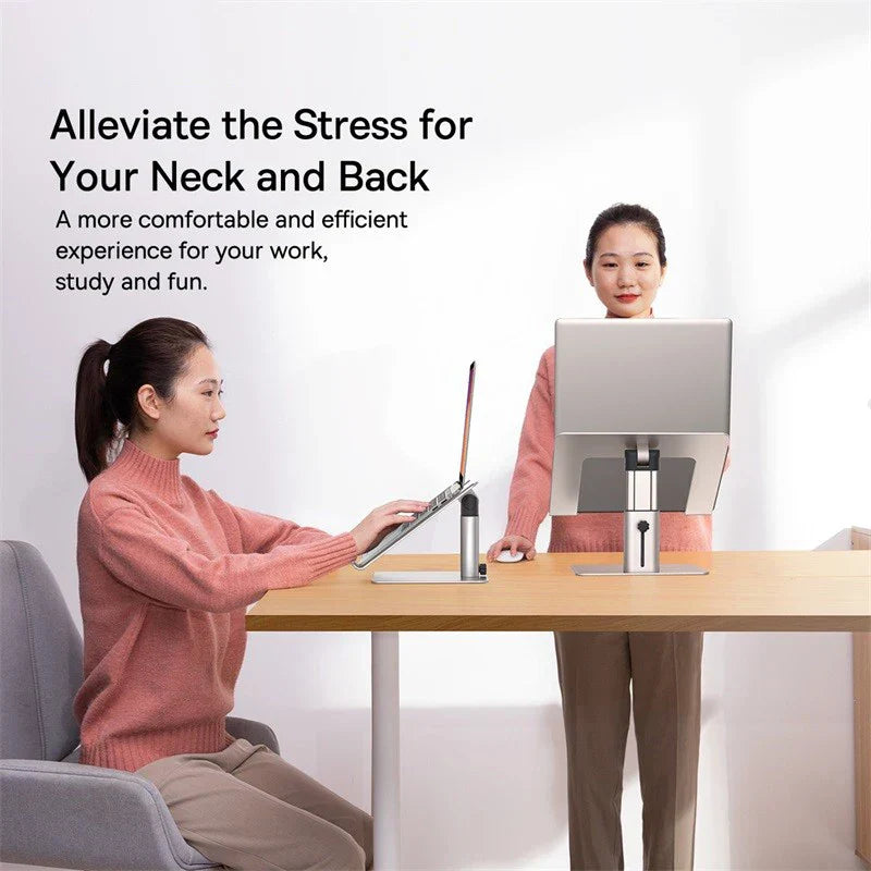 Lisslune | Ergonomic Non-slip Height Adjustable Laptop Holder Stand