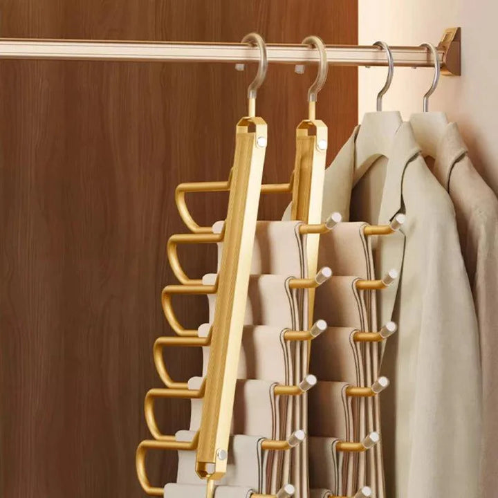 Lisslune | Revolutionize your wardrobe with the 6 In 1 trouser hangers