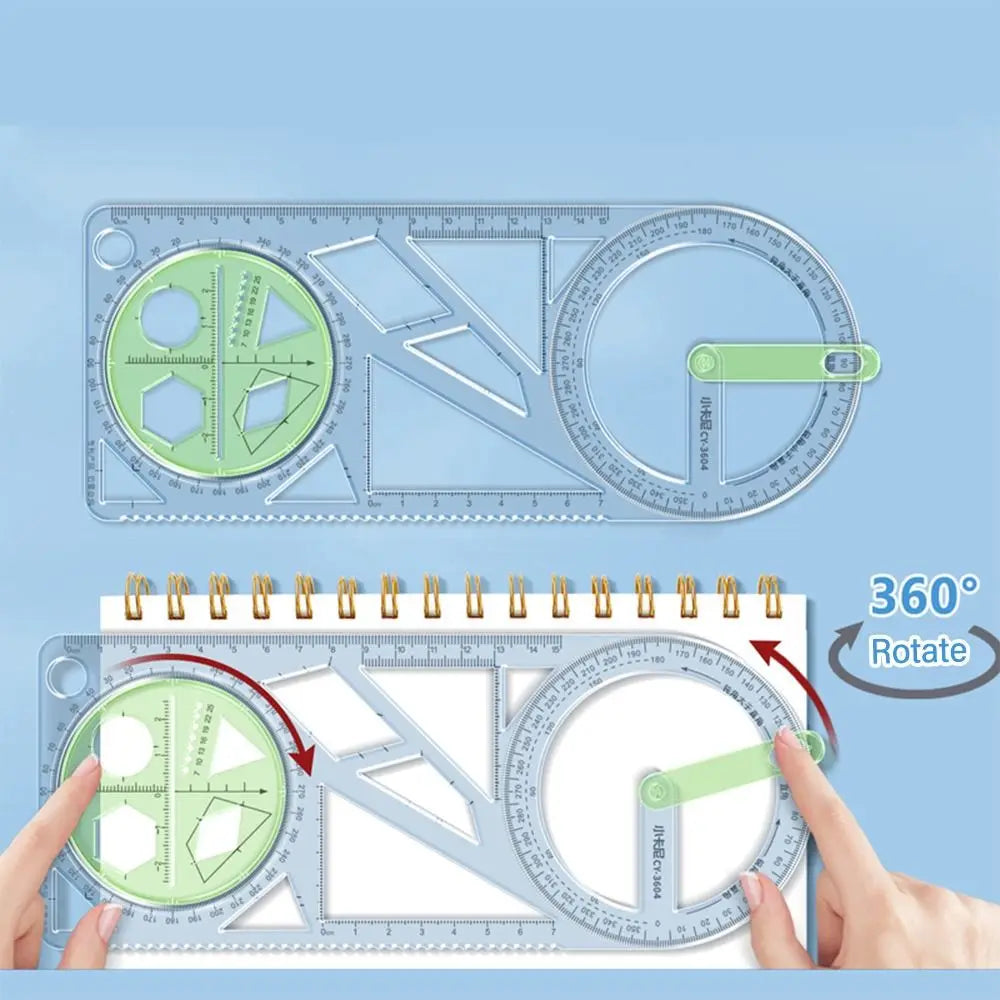 Lisslune | Math Genius Multi-Angle Drawing Precision Ruler