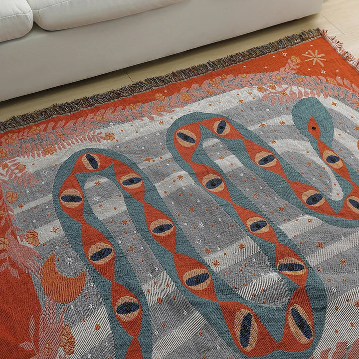 Lisslune | Serpent Woven Blanket