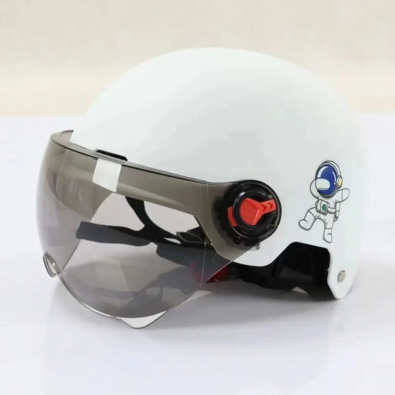 Lisslune | Open-Face Motorcycle Helmet with Goggles – Orion