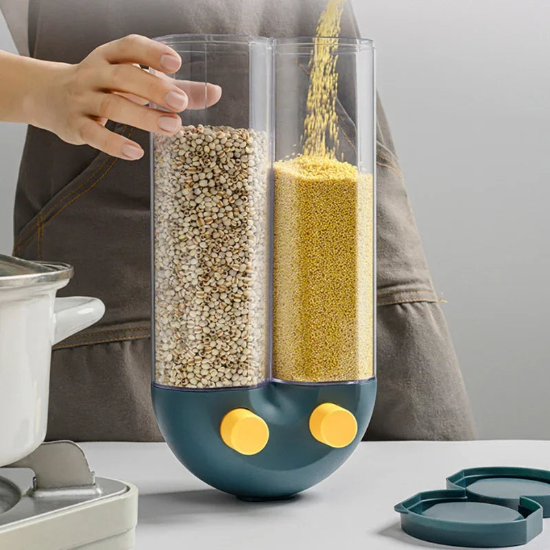 Lisslune | Clear View Wall-Mounted Multi Grain Dispenser