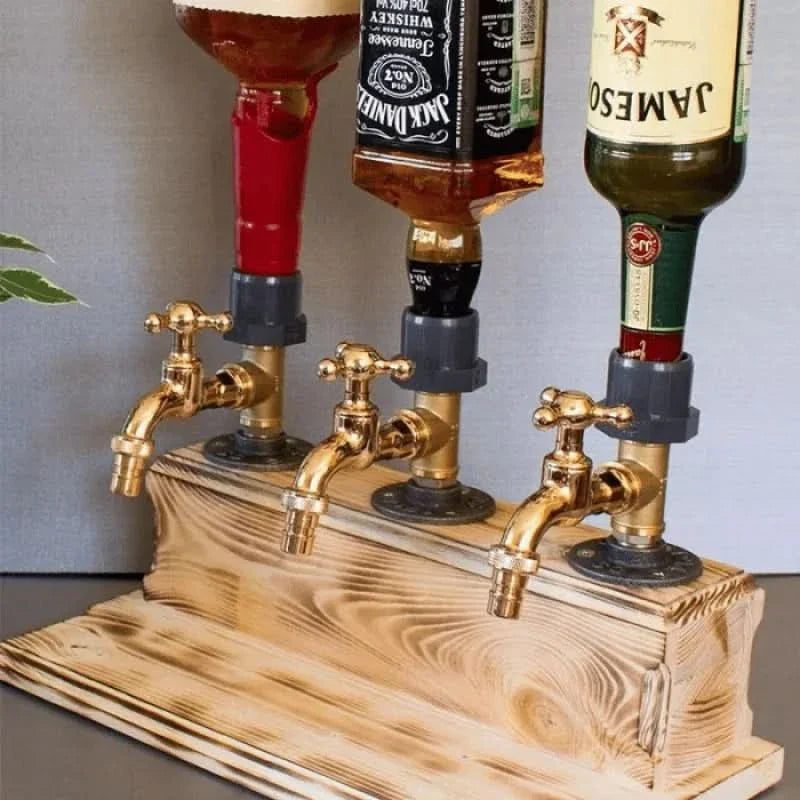 Lisslune | Wooden Beverage Dispenser – 5L Drink Server with Tap