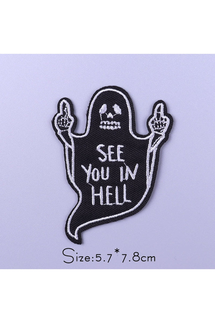 Lisslune | Punk Style Embroidered Patches