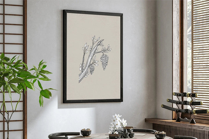 Lisslune | and branches canvas poster