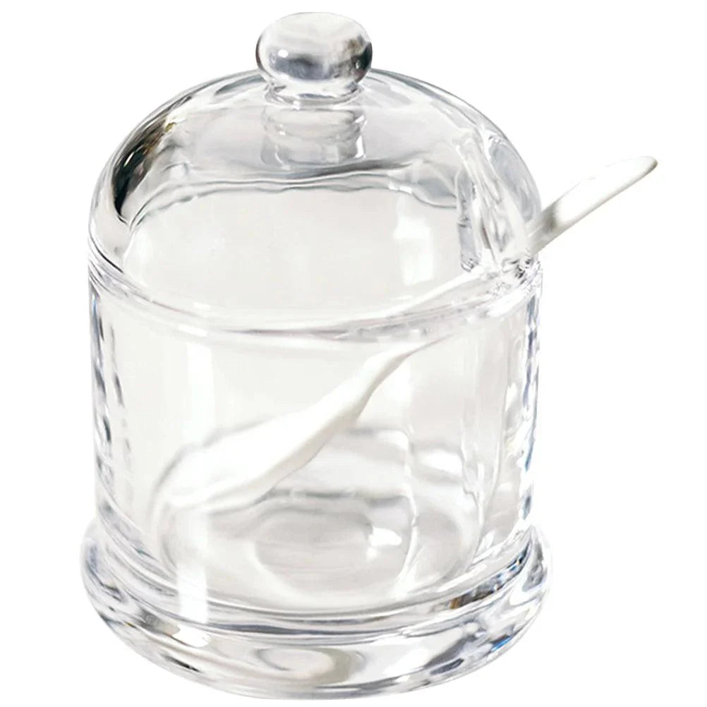 Lisslune | Elegant glass spice jars with lids for a high-end kitchen
