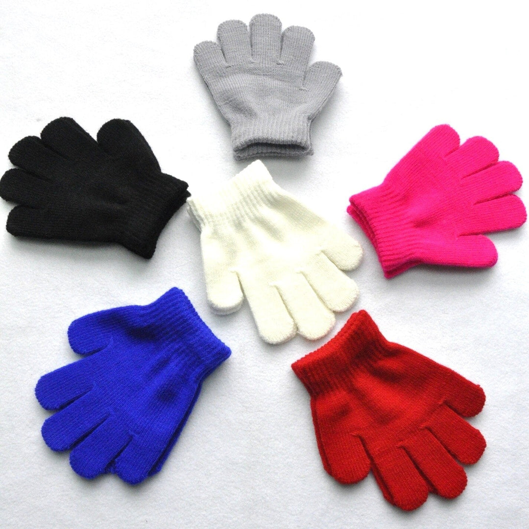 Lisslune | Toddler Wool Gloves with Individual Fingers (3-6 Years)