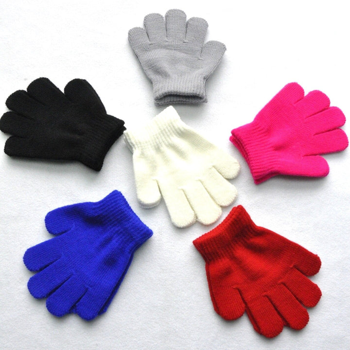 Lisslune | Toddler Wool Gloves with Individual Fingers (3-6 Years)