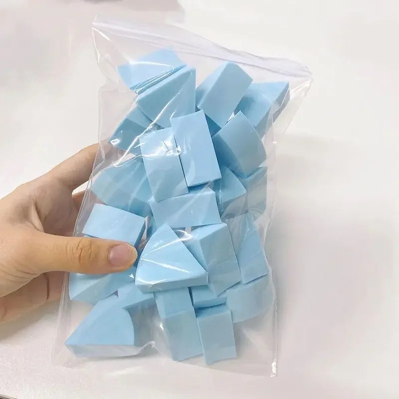 Rynx |30pcs/Set Triangular Soft Makeup Sponge Face Foundation Concealer Cream Powder Mixing Puff Cosmetic Tool
