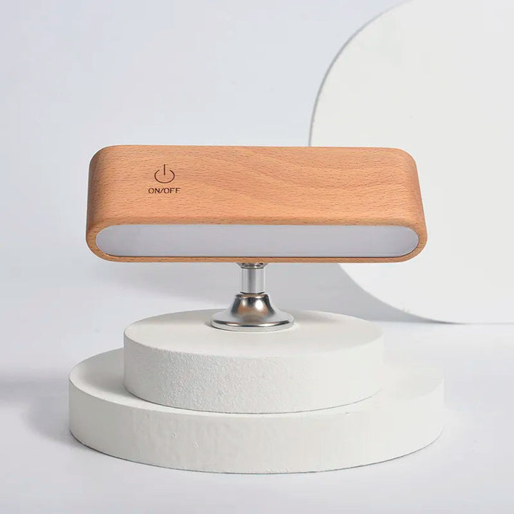 Lisslune | Rotatable Magnetic Wooden Rechargeable LED Night Lamp