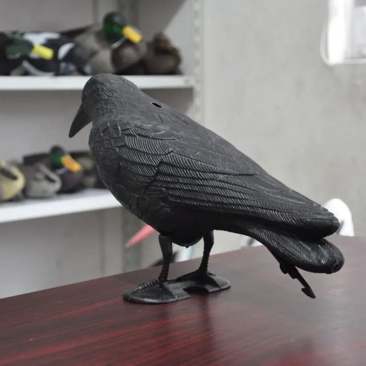 Rynx | Garden Decoration Outdoor Simulation Black Crow Raven Bird Deterrent Pest Control Pigeon Deterrent Garden Decoration Outdoor