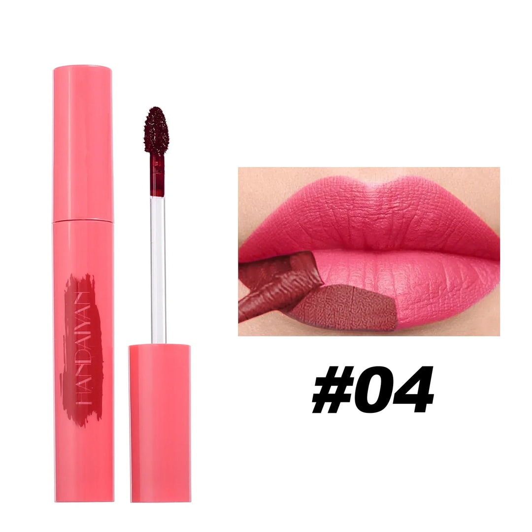 Rynx | Peel-Off Tattoo Mask Lip Gloss Lipstick Waterproof Long-Lasting Matte Lip Tint Red Brown Contour Tear-Off Lip Stain Cosmetics