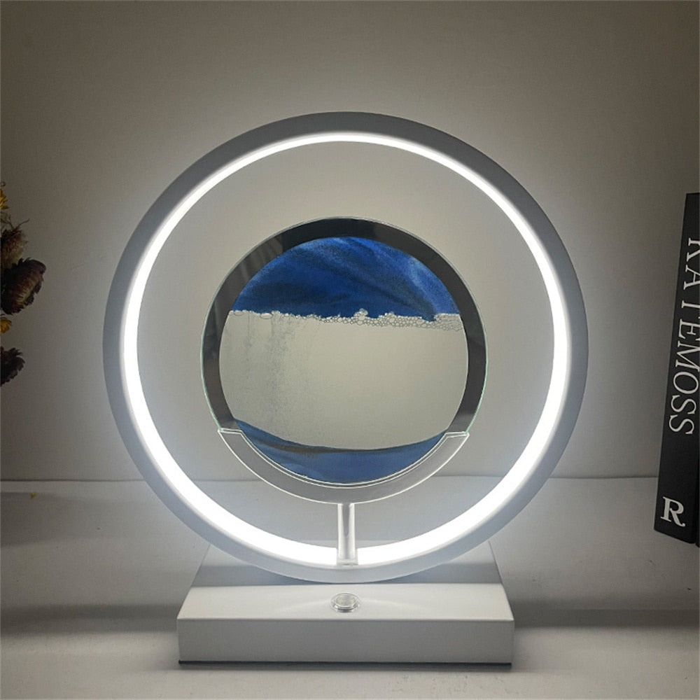 Lisslune | 3D LED Flowing Sand Art Table Lamp