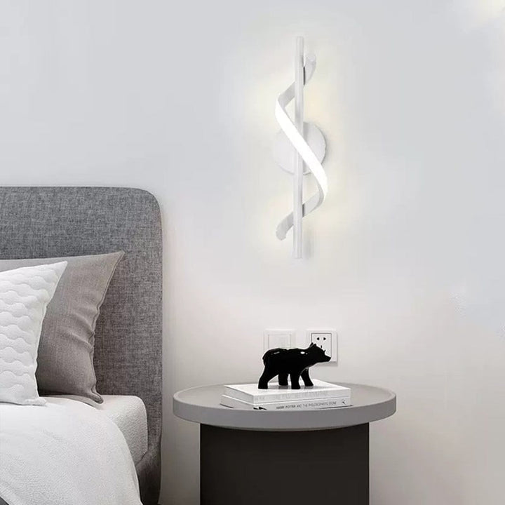 Lisslune | SpiralLume – Minimalist LED Wall Light with a Modern Edge