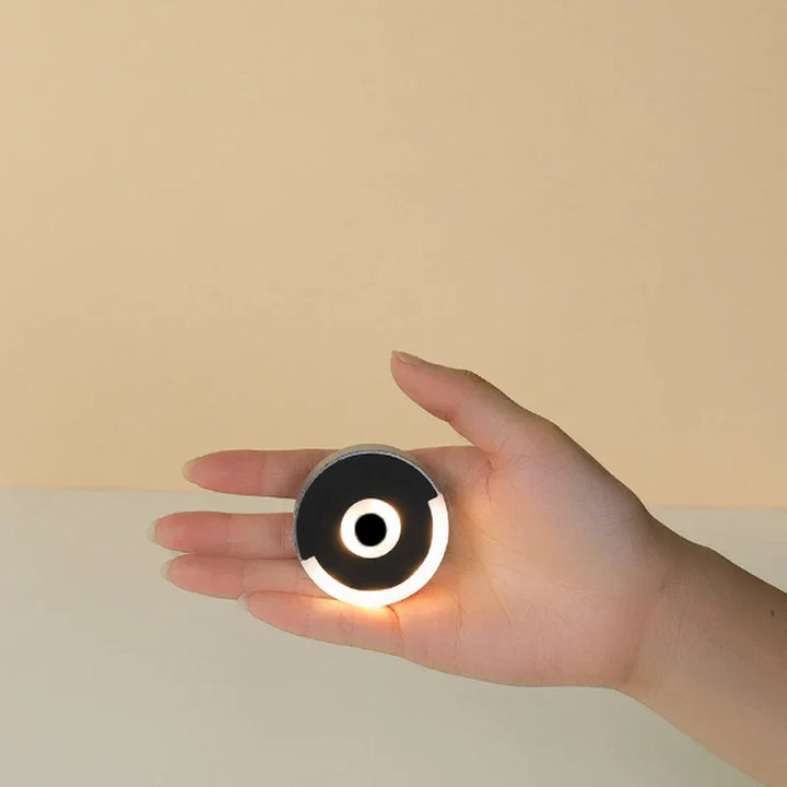 Lisslune | Compact Circular Touch LED Portable Night Lamp