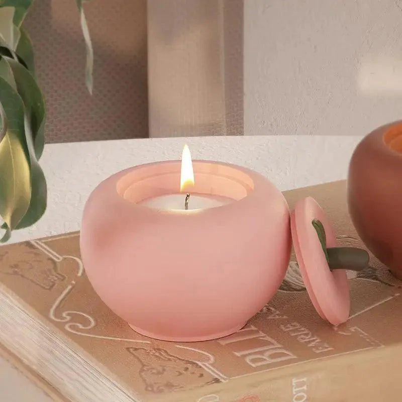 Lisslune | Fruit-shaped DIY Silicone Candle Pot Mold for Jewelry Storage and Home Decoration