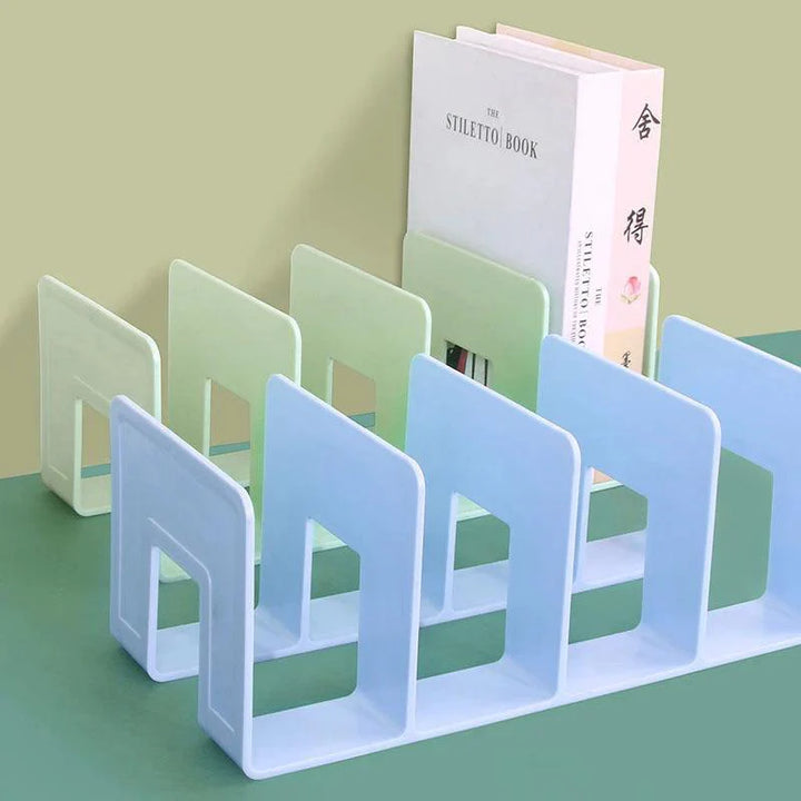 Lisslune | 4-Section Multifunctional Book Stand Organizer for Optimized Workspace Storage