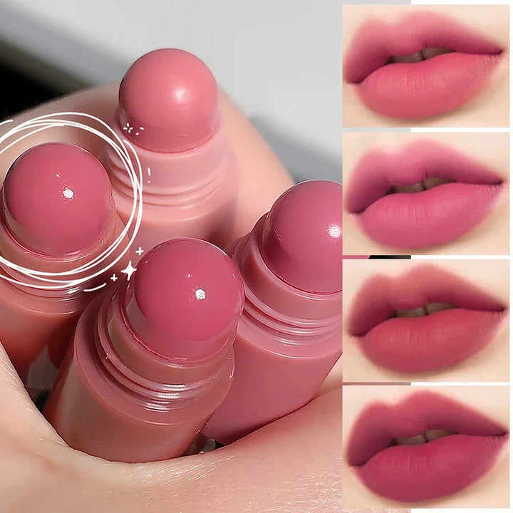 Rynx | 4 In 1 matte lipstick pencil set combo velvet sexy red lip color non-stick cup multicolor lipstick pencil makeup lip cosmetics set