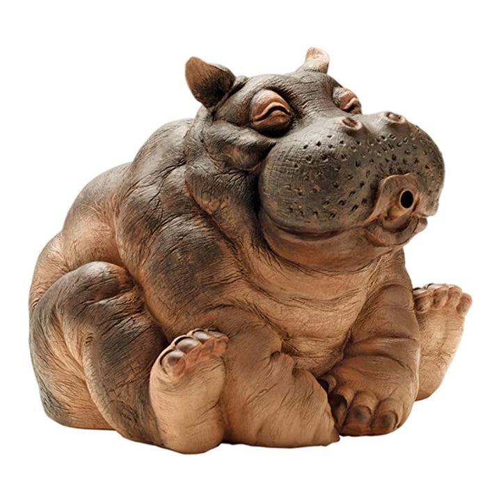 Lisslune | Playful Hippopotamus Garden Sprinkler Statue