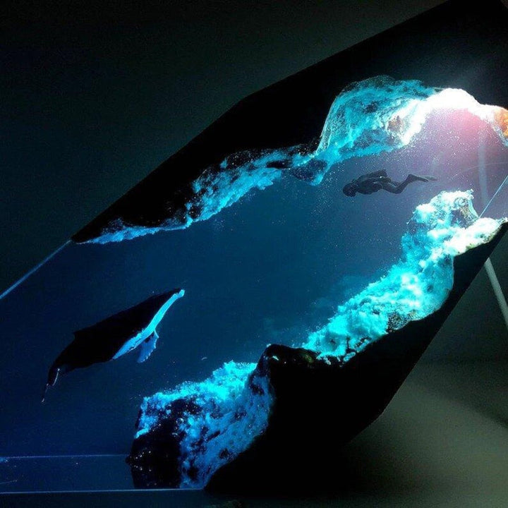 Lisslune | Deep Sea Adventure Resin Diver Lamp Decor