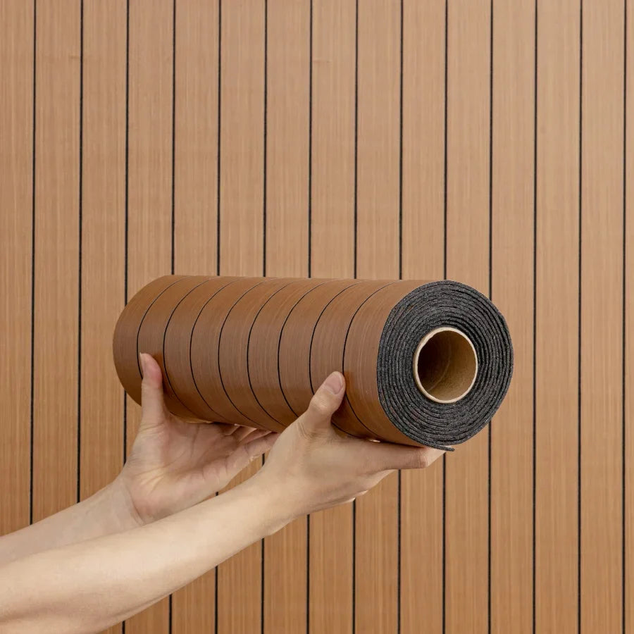 Lisslune | Easy Apply Wood Effect Home Wall Panel Sticker